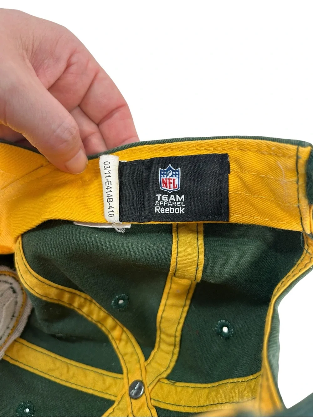 Green Bay Packers Reebok NFL Youth Kids Adjustable Hat Green Gold 2011